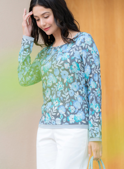 ⻑袖プルオーバー