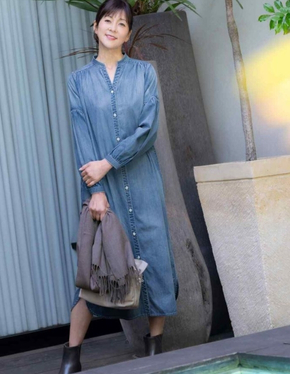 デニムワンピース