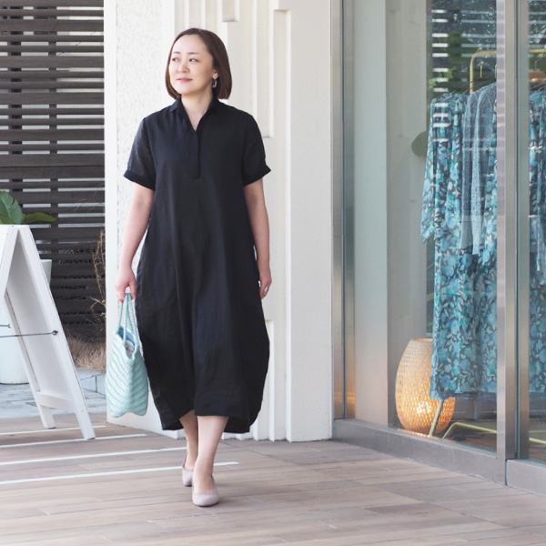 ⿇ワンピース¥49,500 [洗える・⿇100％・⽇本製]