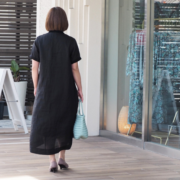 ⿇ワンピース¥49,500 [洗える・⿇100％・⽇本製]