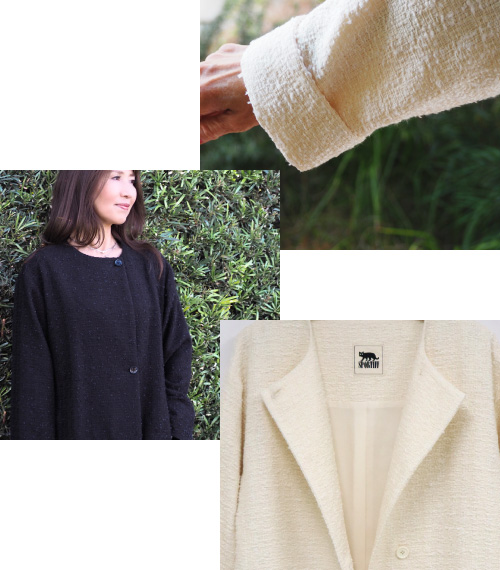 春の大人ツイードコート &yen;42,900