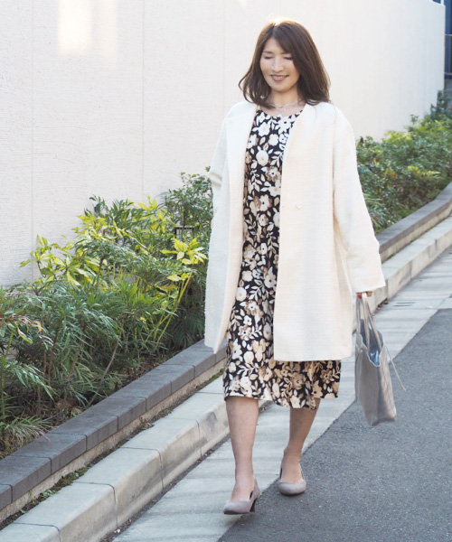 春の大人ツイードコート &yen;42,900