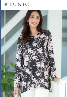 長袖チュニック¥16,280（税込）