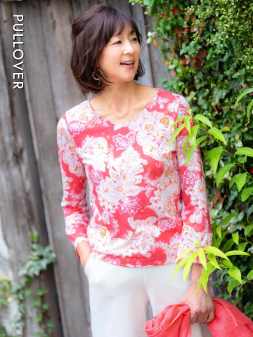 8分袖プルオーバー