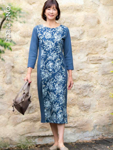 7分袖ワンピース