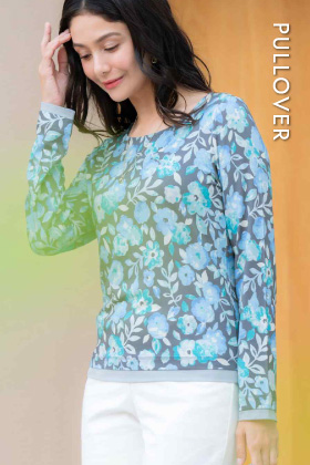 長袖プルオーバー