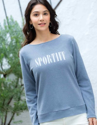 JAPANスポーティフ SPORTIFF 長袖プルオーバー カットソー - Tシャツ 