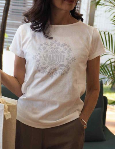 プリント半袖Tシャツ